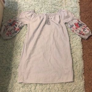 Off the shoulder dress